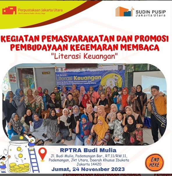 Yuk Belajar Literasi Keuangan Bareng Sudin Pusip Jakarta Utara